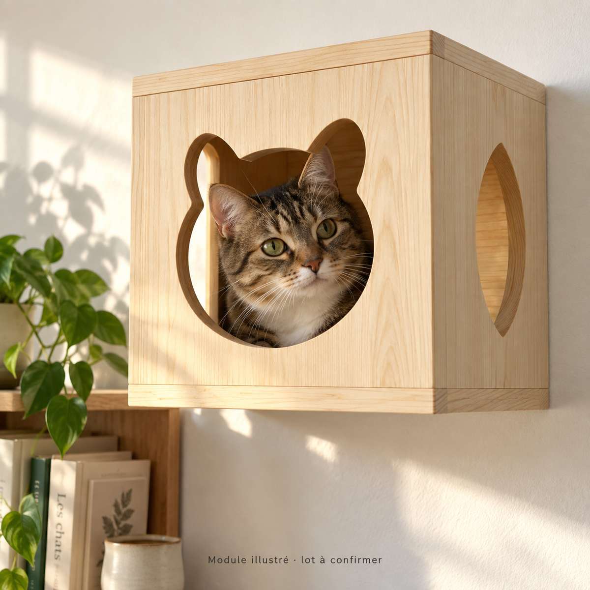 Passerelle : Parcours mural pour chat. Vue du produit