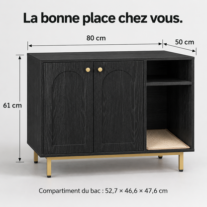 Le salon partagé : Alcôve + Belvédère. Dimensions du produit