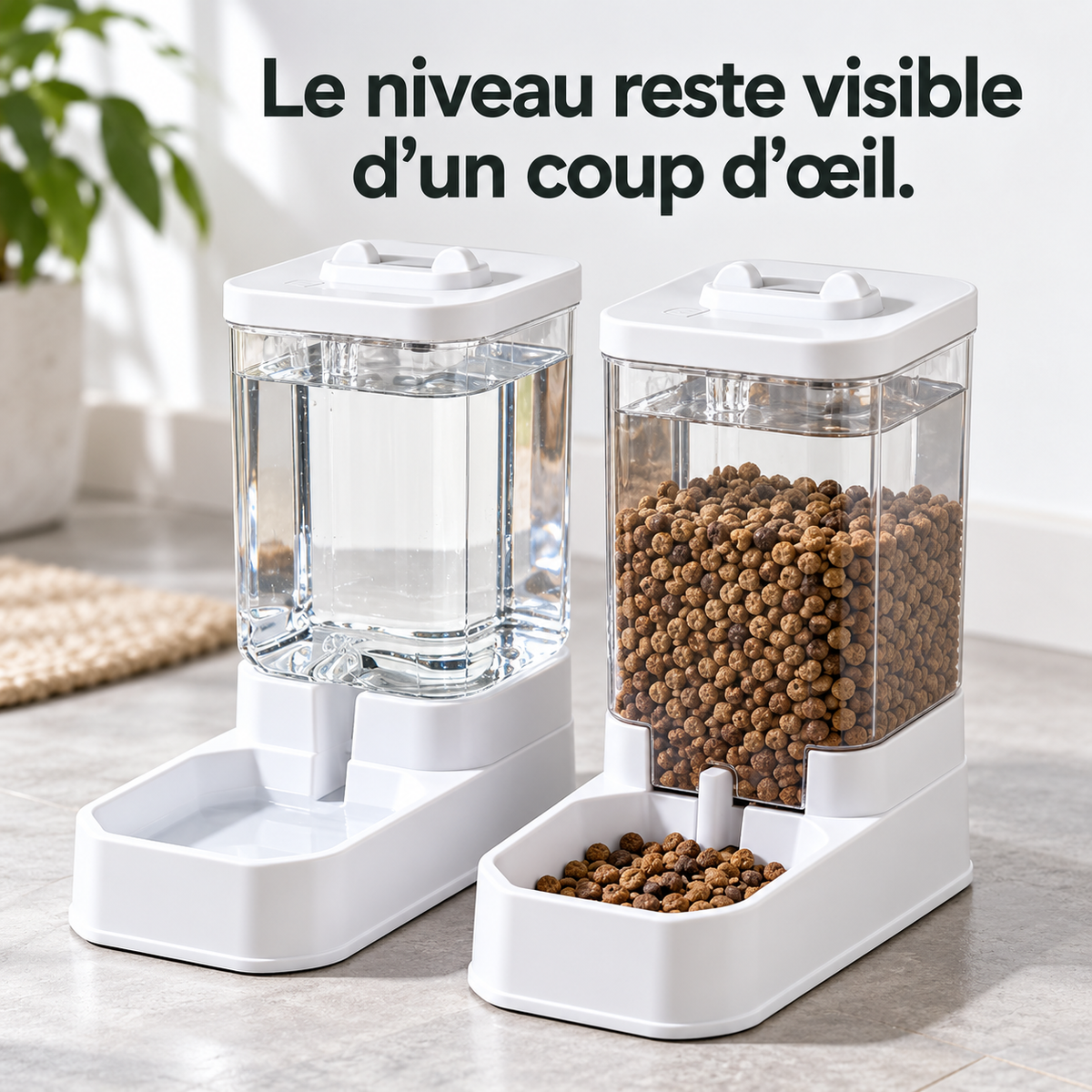 Rituel : Distributeurs d’eau et de croquettes. Détail du produit