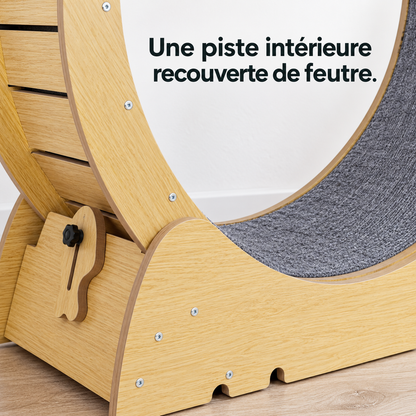 Virage : Roue d’exercice pour chat. Détail du produit