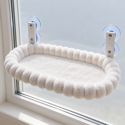 Belvédère : Hamac de fenêtre pour chat. Vue d’ensemble