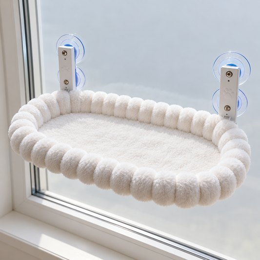 Belvédère : Hamac de fenêtre pour chat. Vue d’ensemble